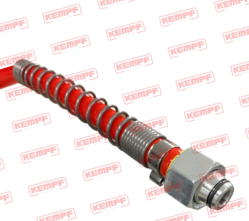 150296 Kempf Wendelflex "EXTREM" M18x1,5 rot, l= 3.500 mm